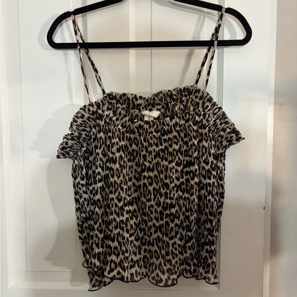 H&M Leopard Print Camisole Top
